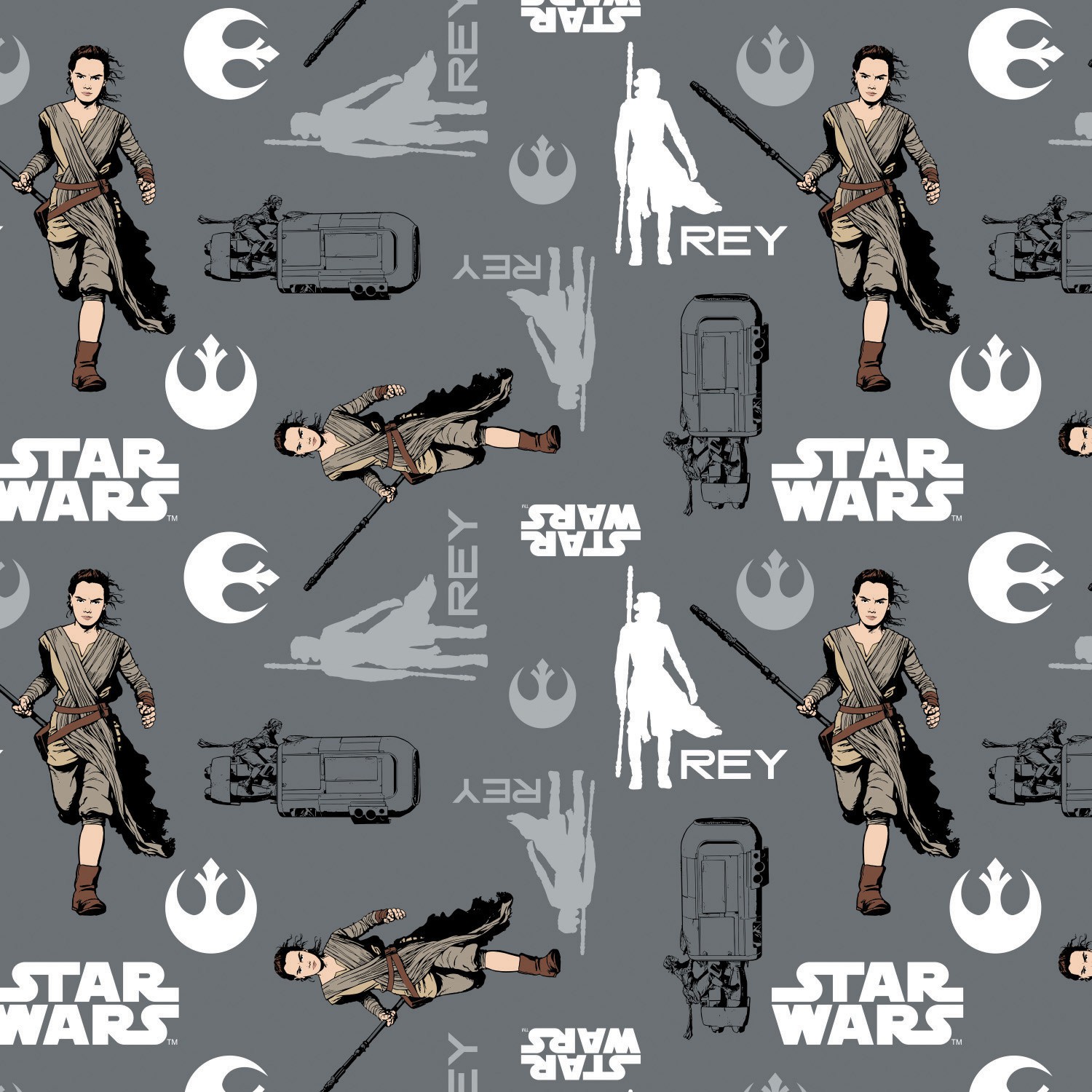 Iron Star Wars The Force Awakens Rey - Click Image to Close